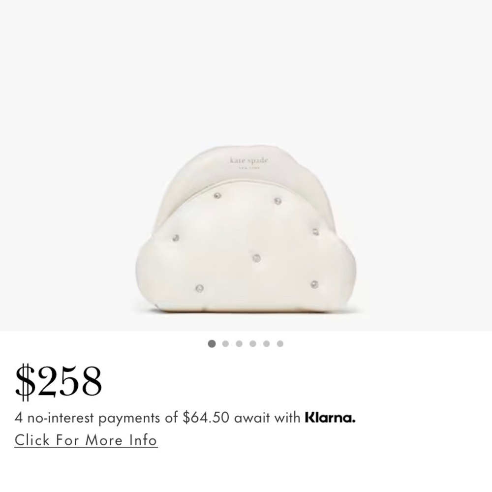 Kate spade cloud purse